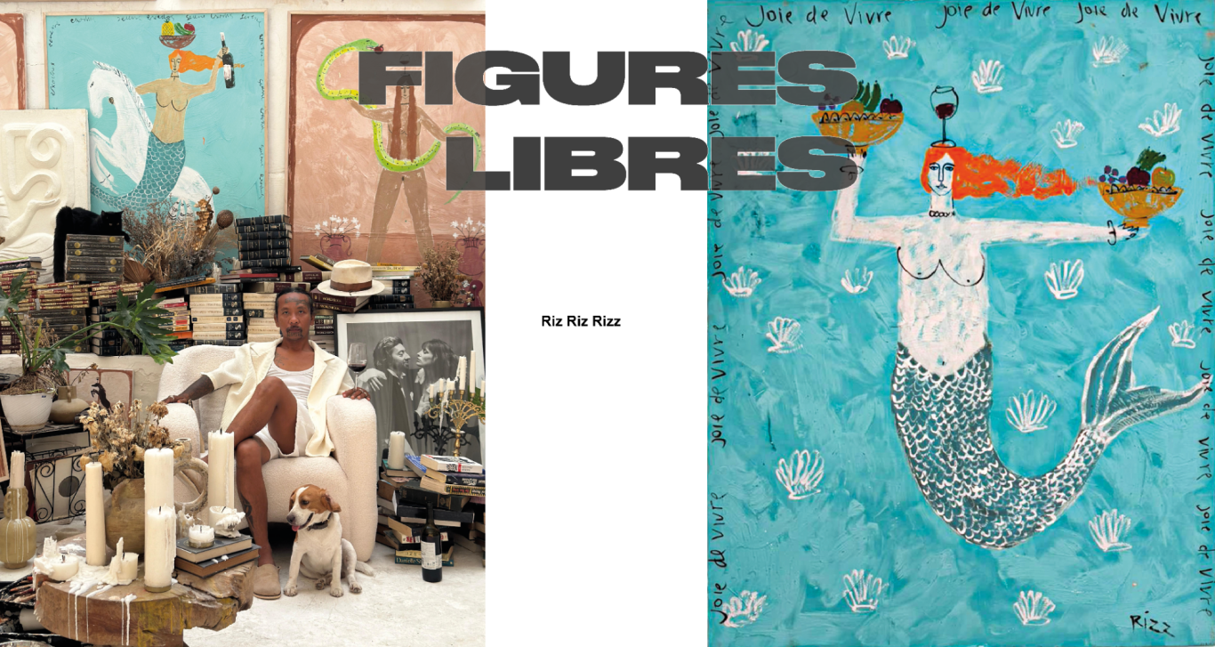 Figures Libres — Flyer exposition collective Flyer de l’exposition collective Figures Libres chez H.D Galerie, avec Christoph & Florin, Riz Riz Rizz, Robin Obitz, Silvio Mildo et Xavier