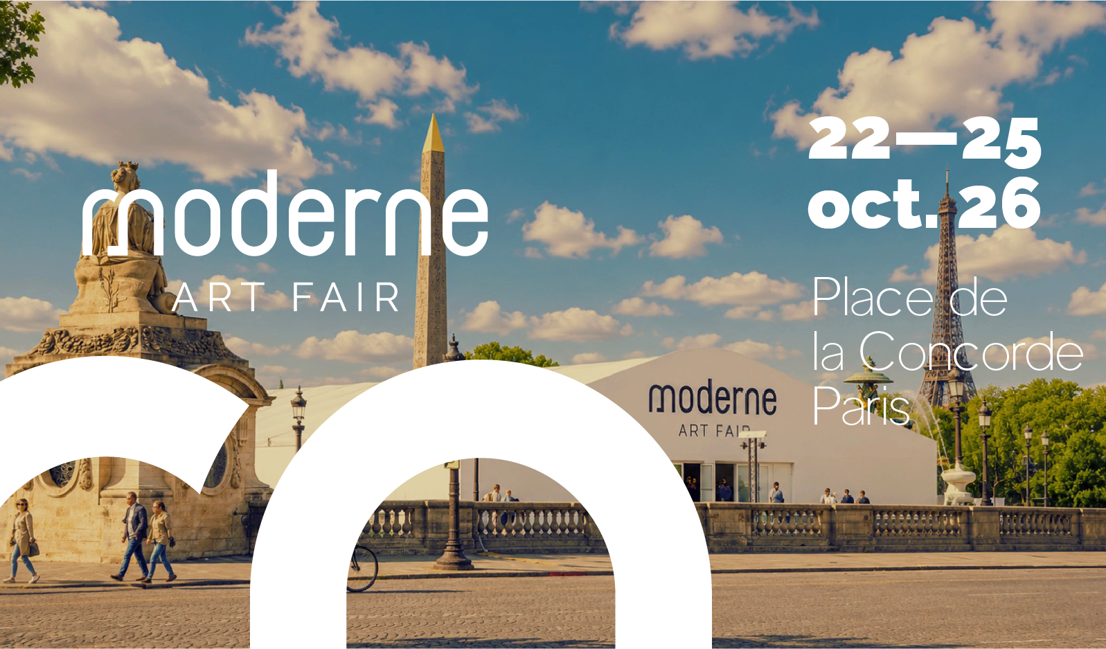 H.D Galerie à Moderne Art Fair 2026 — Xavier de Vilmorin H.D Galerie présente un solo show de Xavier de Vilmorin à Moderne Art Fair, du 22 au 25 octobre 2026, place de la Concorde à Paris, stand 21